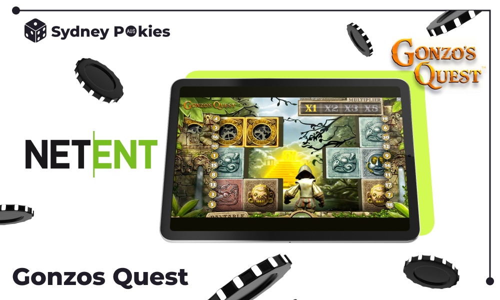 Gonzos Quest attracts Australian players with its features and bonuses, as well as the ability to play in demo mode