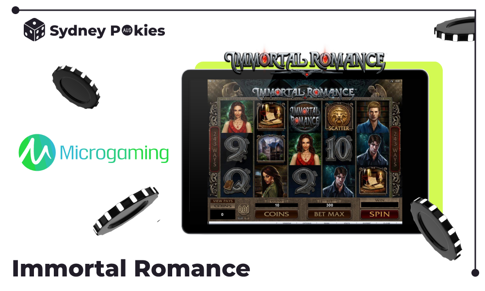 Immortal Romance is very popular among gamblers from Australia who appreciate honesty and the ability to play on any device