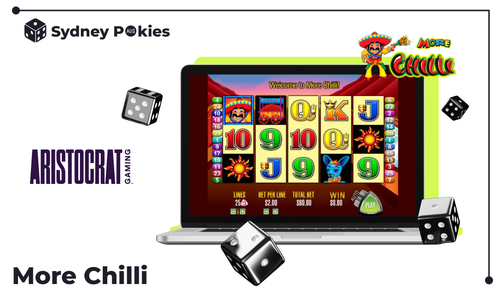 More Chilli tops many online casinos in Australia due to its Mexican flavor