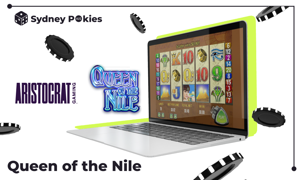 Queen of the Nile is a popular Australian slot with an Egyptian theme